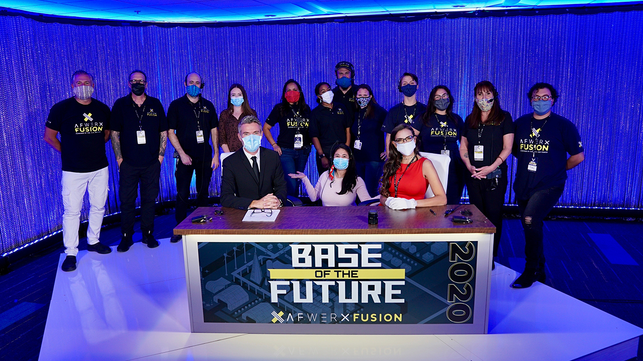 AFWERX Fusion Base of the Future broadcast team