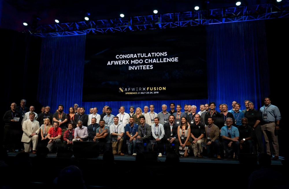 AFWERX MDO Challenge invitees on stage