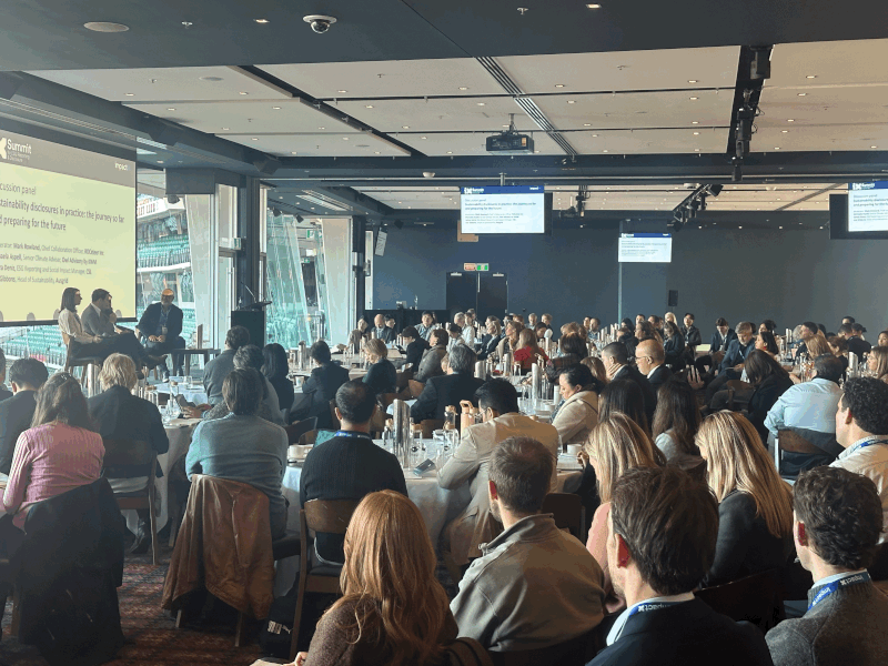 Sustainability disclosure panel at the Impact X summit
